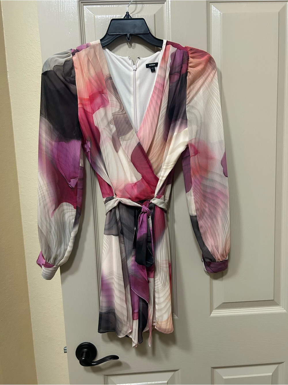 Express romper in Pink & Purple